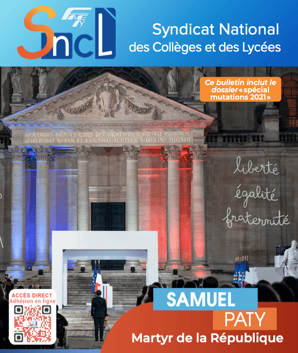 Président Macron devant le cercueil de Samuel Paty à la cérémonie d'hommage national.